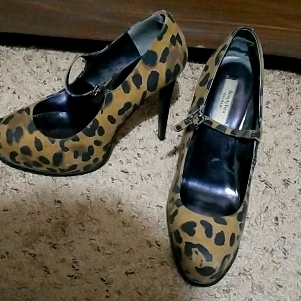 leopard high heals